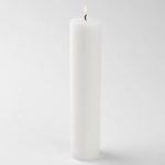 Sacred Ceylon Gold Smoke Candle - 2"x12" (304mm x 48mm) Candles Unscented White -One Candle