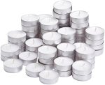 Tealight Candles White Unscented -13mmx38mm 2.5Hr to 3Hr (+/-) burn 300 Unit Pack (Wholesale)