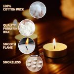 Tealight Candles White Unscented -13mmx38mm 2.5Hr to 3Hr (+/-) burn 300 Unit Pack (Wholesale) - Image 6