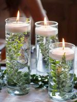 10 cm x 10 cm Pillar and Floating Candle Holder Glass - Image 6