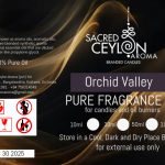 Orchid Valley Fragrance Oil - For Candle making and oil burner use 50ml