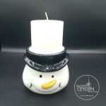 Snow Man Decor Candle CH001