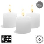 Gold Smoke – Votive Candles Unscented 2″ W- 1.5″ H with Set of 12 – White (Candle Only) (සුවඳ නැති ඉටිපන්දම් 2″ W- 1.5″ H  –  සුදු වර්ණය (ඉටිපන්දම පමණි))