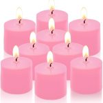 Gold Smoke Unscented Pink Votive Candles Bulk  - 1.5"x2" (Pack of 12 Candles) (ඉටිපන්දම් 12 ක ඇසුරුමක්) Wholesale