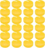 Unscented Floating Candles Medium 32mmx44mm 30g 5Hr to 6Hr (+/-) Burn PINK 25 YELLOW