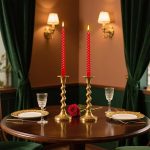 Spiral Taper Candle 12" RED Unscented Dripless Candlesticks (Pack of 12 Candles) (ඉටිපන්දම් 12 ක ඇසුරුමක්) - Image 2