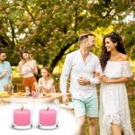 Gold Smoke Unscented Pink Votive Candles Bulk  - 1.5"x2" (Pack of 12 Candles) (ඉටිපන්දම් 12 ක ඇසුරුමක්) Wholesale - Image 6