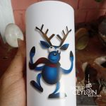 Christmas Candle 3"x6" with PVC Print Gloss (CH0050)