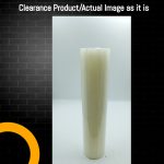 Clearance Pillar Candle White - 1" x8"  Unscented Solid Pillar Candles 1 Candle Each (එක් ඉටිපන්දම් මිල)