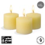 Gold Smoke – Votive Candles Unscented 2″ W- 1.5″ H with Set of 12 – Ivory (Candle Only) (සුවඳ නැති ඉටිපන්දම් 2″ W- 1.5″ H  –  (ඉටිපන්දම පමණි))