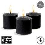 Gold Smoke – Votive Candles Unscented 2″ W- 1.5″ H with Set of 12 – Black (Candle Only) (සුවඳ නැති ඉටිපන්දම් 2″ W- 1.5″ H  –  (ඉටිපන්දම පමණි))
