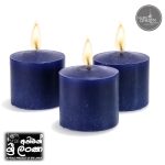 Gold Smoke – Votive Candles Unscented 2″ W- 1.5″ H with Set of 12 – Blue (Candle Only) (සුවඳ නැති ඉටිපන්දම් 2″ W- 1.5″ H  –  (ඉටිපන්දම පමණි))