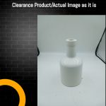 Clearance Ceramic Bottle - White