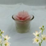 Gold Smoke Soy Wax Scented TEA LIGHT HOLDER Candle 2 in 1 - 50g Jasmine (code9006) MOQ3 - අවම ඇණවුම 3