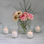 Petite Hurricane Votive Candle Holder Set of 6 - Image 4